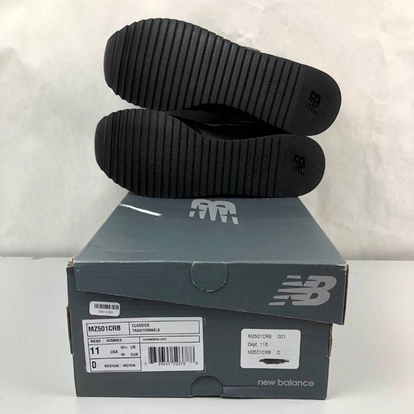 New Balance 501 Suede Sneakers MZ501CRB Black - Picture 9 of 10